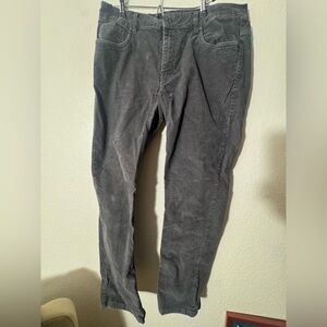 Stio Men's Charcoal Corduroy Pants